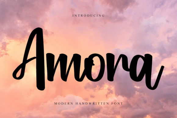 Amora: A Script Font That Makes Your Campaigns Instantly Recognizable
