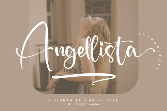 Angellista: A Graceful Script Font for Handmade Labels & Printables