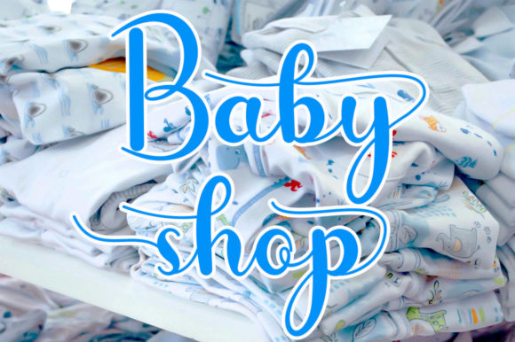 Baby Shop: A Handwritten Font for Elegant Design