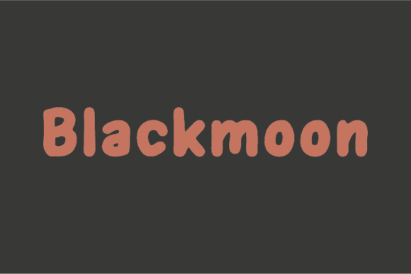 Blackmoon: A Natural Handwritten Font for Makers