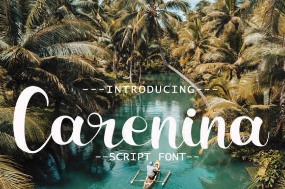 Carenina: A Script Font for Modern Design
