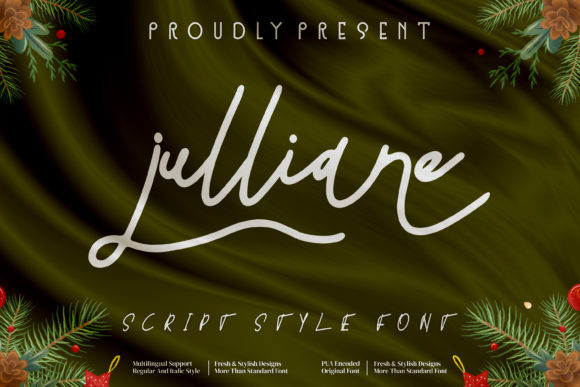 Julliane: A Script Font for Real-World Design