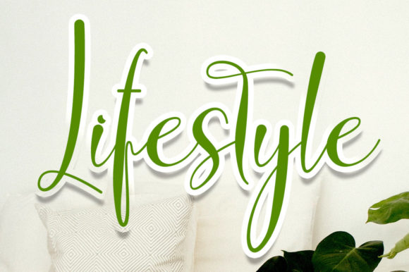 Lifestyle Font: Modern Script for Digital Marketing