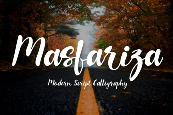 Masfariza: A Handwritten Font That Makes Your Brand Feel Thoughtfully Crafted