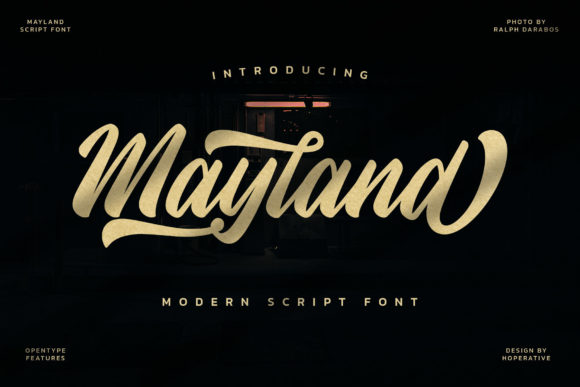 Mayland: A Bold Handwritten Font for Authentic Brand Identity