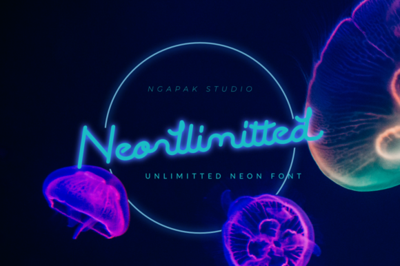 Neonllimitted: A Handwritten Font That Cuts Through the Feed