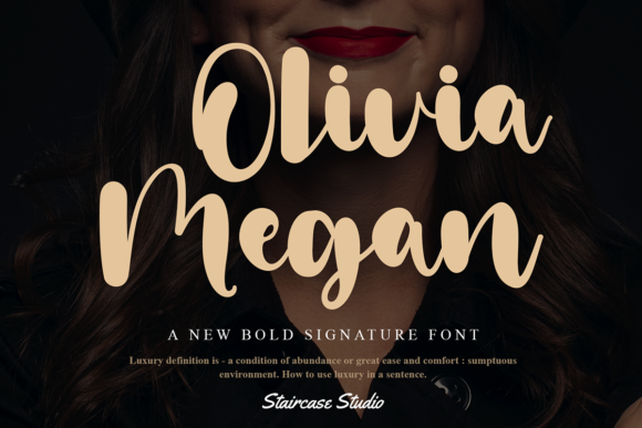 Olivia Megan: A Bold Font for Creative Campaigns