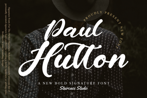 Paul Hutton Font for Web Design