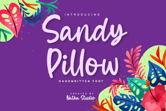 Sandy Pillow: A Handwritten Font That Makes Your Brand Feel Human