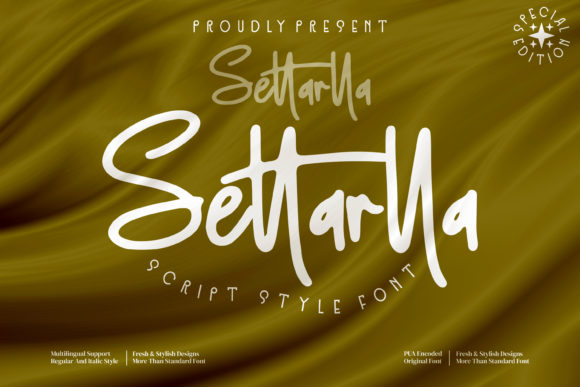 Settarlla: A Script Font for Impactful Campaigns