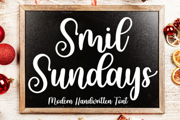 Smile Sundays: A Delicate Script Font for Thoughtful Branding