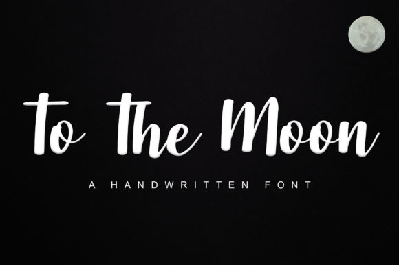 To the Moon Font: A Playful Script That Lifts Creative Branding